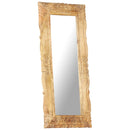 vidaXL tömör mangófa tükör 110 x 50 cm