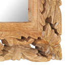 vidaXL kézzel faragott barna tömör mangófa tükör 110 x 50 cm