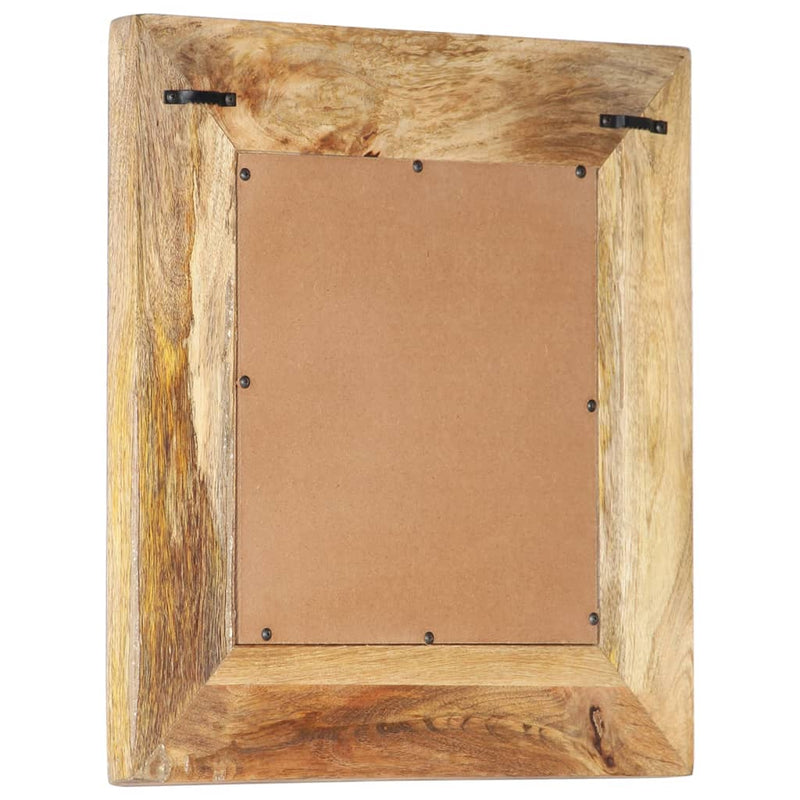 vidaXL kézzel faragott tömör mangófa tükör 50 x 50 x 2,6 cm