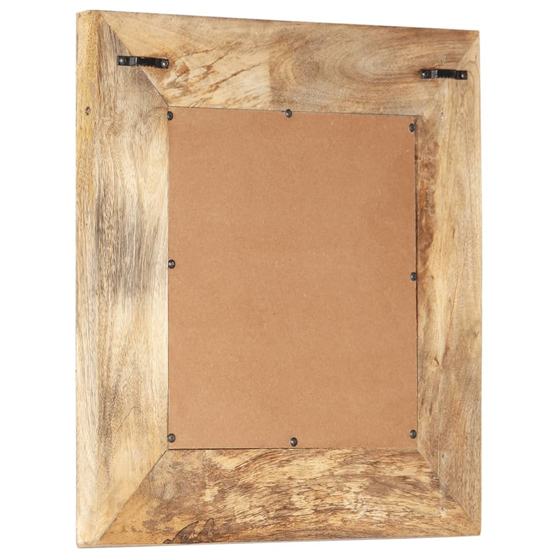 vidaXL kézzel faragott tömör mangófa tükör 50 x 50 x 2,5 cm