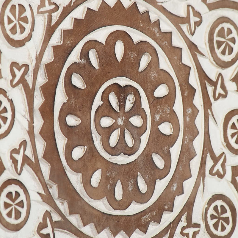 vidaXL 2 db kézzel faragott fali panel MDF 40 x 40 x 1,5 cm