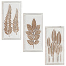 vidaXL 3 db kézzel faragott fali panel MDF 40 x 60 x 1,5 cm