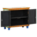 vidaXL kézzel festett tömör mangófa tálalószekrény 70 x 35 x 60 cm