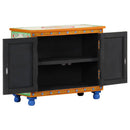 vidaXL kézzel festett tömör mangófa tálalószekrény 70 x 35 x 60 cm