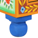 vidaXL kézzel festett tömör mangófa tálalószekrény 70 x 35 x 60 cm