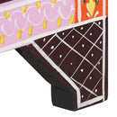 vidaXL kézzel festett tömör mangófa éjjeliszekrény 40 x 30 x 50 cm