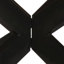 vidaXL kerek tömör újrahasznosított fa étkezőasztal 175 x 75 cm