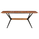 vidaXL tömör mangófa étkezőasztal 180 x 90 x 76 cm