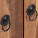 vidaXL tömör akácfa tálalószekrény mézszínű felülettel 172x35x80 cm