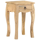 vidaXL tömör mangófa éjjeliszekrény 28 x 28 x 46 cm