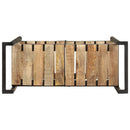 vidaXL tömör mangófa zsúrkocsi 87 x 36 x 81 cm