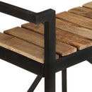 vidaXL tömör mangófa zsúrkocsi 87 x 36 x 81 cm