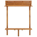 vidaXL tömör akácfa erkély bárasztal 90 x 37 x 122,5 cm