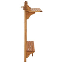 vidaXL tömör akácfa erkély bárasztal 90 x 37 x 122,5 cm