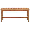 vidaXL tömör akácfa dohányzóasztal 102 x 50 x 43 cm