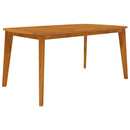 vidaXL tömör akácfa kerti asztal 160 x 90 x 75 cm