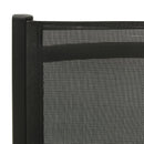 vidaXL 2 db fekete textilén és alumínium összecsukható kerti szék