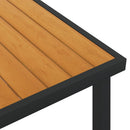 vidaXL barna alumínium és WPC kerti asztal 140 x 90 x 74 cm