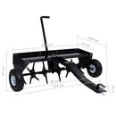 vidaXL gyepszellőztető fűnyíró traktorhoz 102 cm
