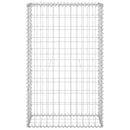 vidaXL horganyzott acél gabion fal fedéllel 60 x 30 x 100 cm