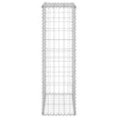 vidaXL horganyzott acél gabion fal fedéllel 60 x 30 x 100 cm