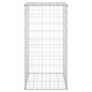 vidaXL horganyzott acél gabion fal fedéllel 60 x 50 x 100 cm