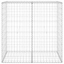 vidaXL horganyzott acél gabion fal fedéllel 100 x 60 x 100 cm
