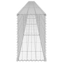 vidaXL horganyzott acél gabion fal fedéllel 900 x 30 x 50 cm