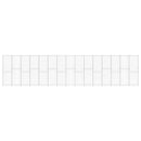 vidaXL horganyzott acél gabion fal fedéllel 900 x 30 x 200 cm