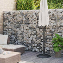 vidaXL horganyzott acél gabion fal fedéllel 900 x 30 x 200 cm