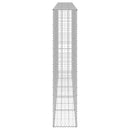 vidaXL horganyzott acél gabion fal fedéllel 300 x 30 x 150 cm