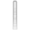 vidaXL horganyzott acél gabion fal fedéllel 300 x 30 x 200 cm