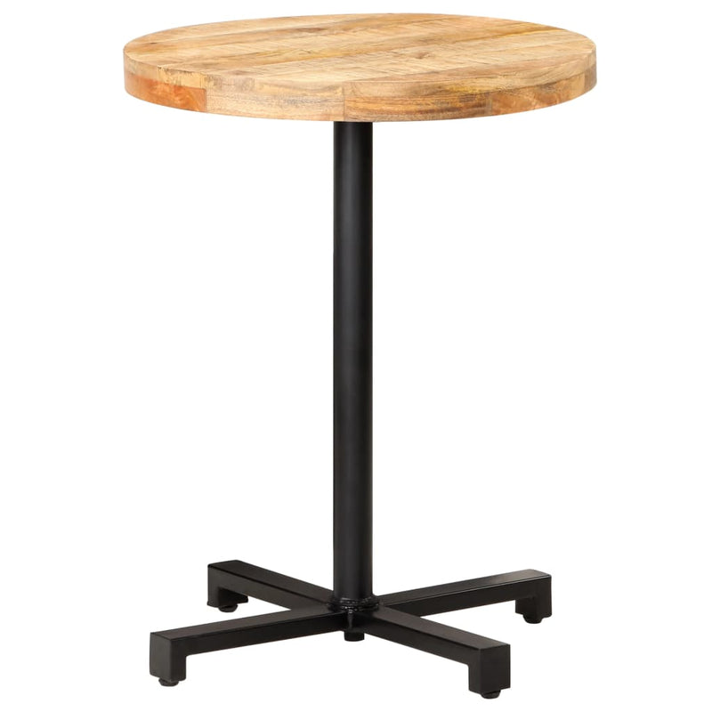 vidaXL kerek nyers mangófa bisztróasztal Ø60 x 75 cm