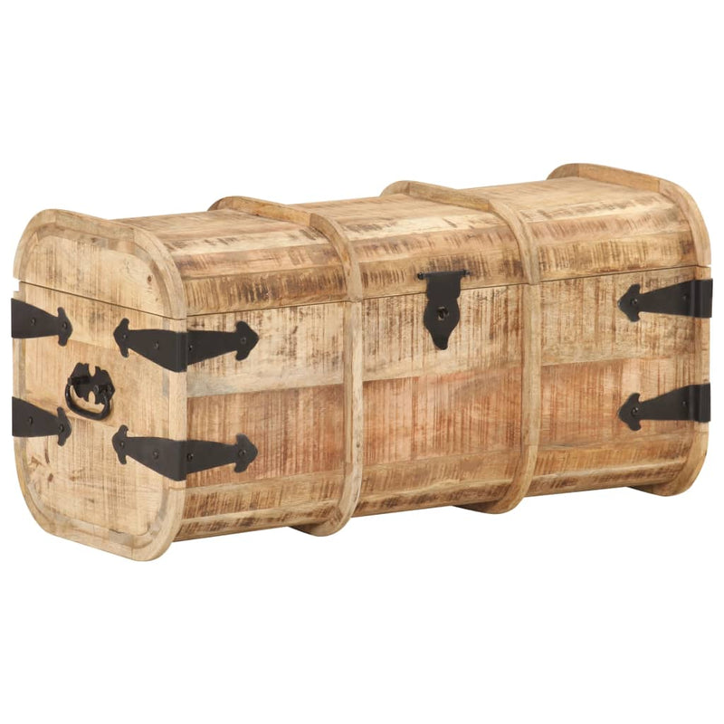 vidaXL 2 db tömör mangófa tárolóláda