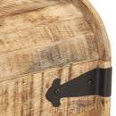 vidaXL 2 db tömör mangófa tárolóláda