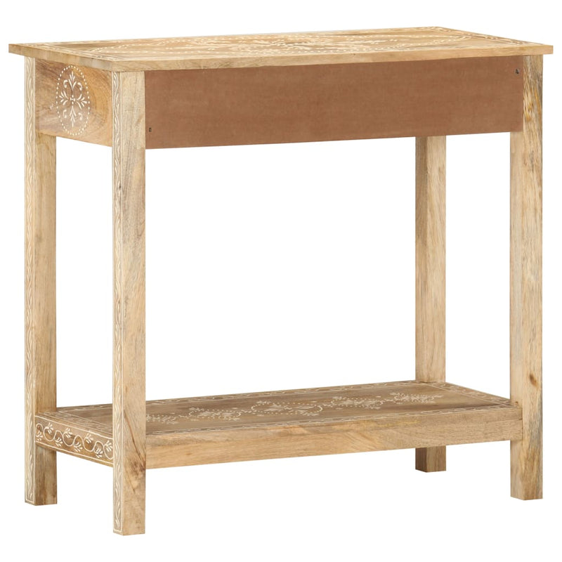 vidaXL tömör mangófa tálalóasztal 80 x 35 x 74 cm
