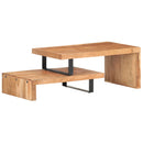 vidaXL 2 részes tömör akácfa dohányzóasztal-garnitúra