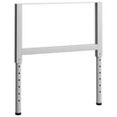 vidaXL 2 db szürke állítható fém munkapadváz 85 x (69-95,5) cm