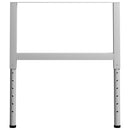 vidaXL 2 db szürke állítható fém munkapadváz 85 x (69-95,5) cm