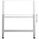 vidaXL 2 db szürke állítható fém munkapadváz 85 x (69-95,5) cm