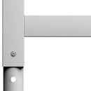 vidaXL 2 db szürke állítható fém munkapadváz 85 x (69-95,5) cm