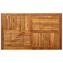 vidaXL tömör akácfa kerti asztal 150 x 90 x 75 cm