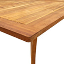 vidaXL tömör akácfa kerti asztal 150 x 90 x 75 cm