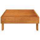 vidaXL 2 részes akácfa kerti ülőgarnitúra sötétszürke párnákkal