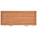 vidaXL újrahasznosított tíkfa íróasztal 2 fiókkal 100 x 40 x 75 cm
