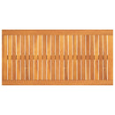 vidaXL tömör akácfa dohányzóasztal 100 x 50 x 33 cm