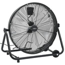 vidaXL fekete ipari dobventilátor 60 cm 172,5 W