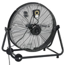 vidaXL fekete ipari dobventilátor 60 cm 172,5 W