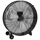 vidaXL fekete ipari dobventilátor 77 cm 187,7 W