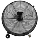 vidaXL fekete ipari dobventilátor 77 cm 187,7 W